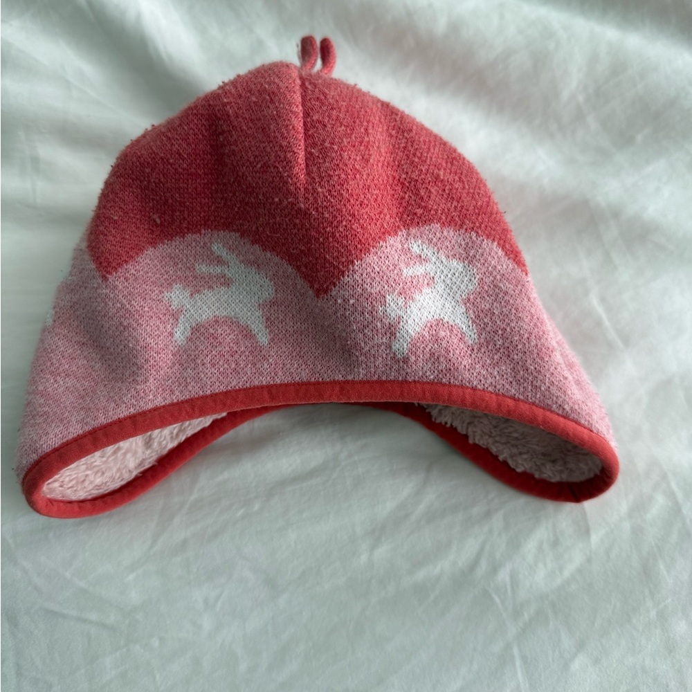 Patagonia Pink Fleece hat size 5t